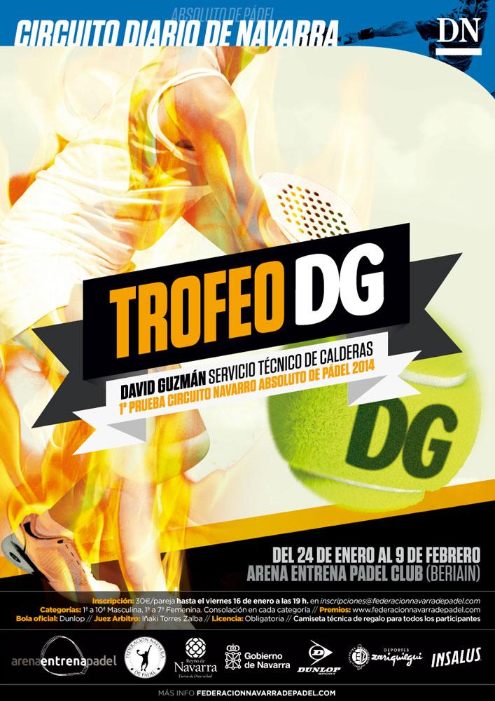 Primera del Prueba Circuito Navarro Absoluto de Padel 2014